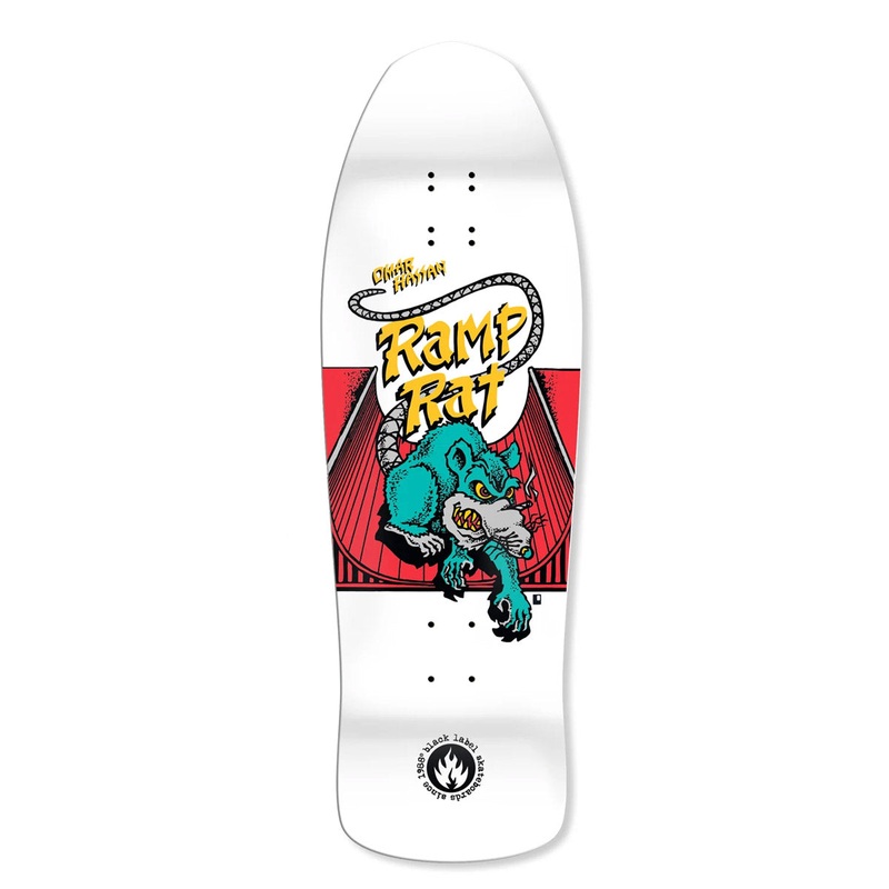 Black Label - Omar Hassan Ramp Rat 10.0 Skateboard Deck