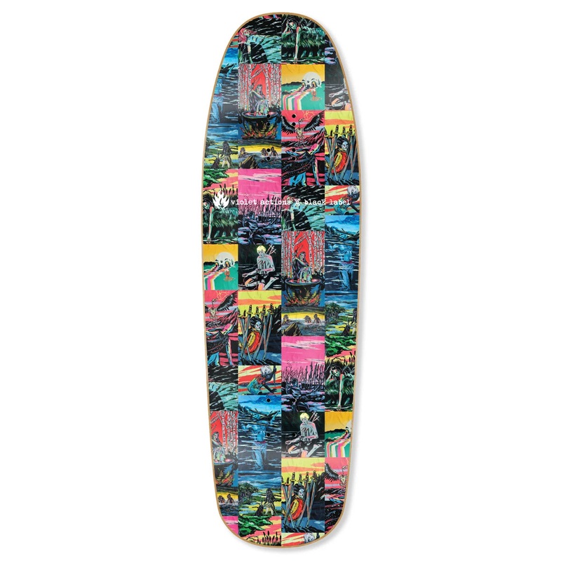 Black Label - Violet Actions 9.625 Skateboard Deck