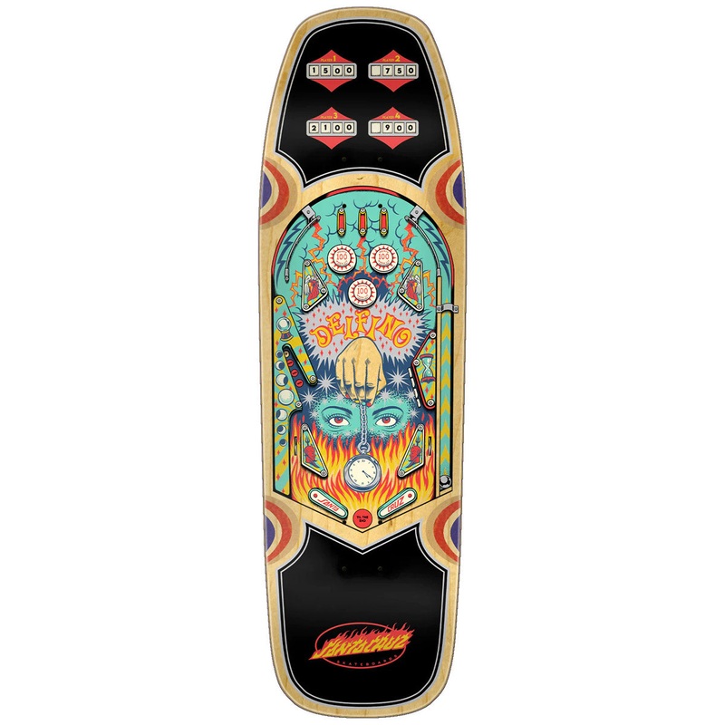 Santa Cruz - Fabiana Defino Pinball 9.14 Skateboard Deck