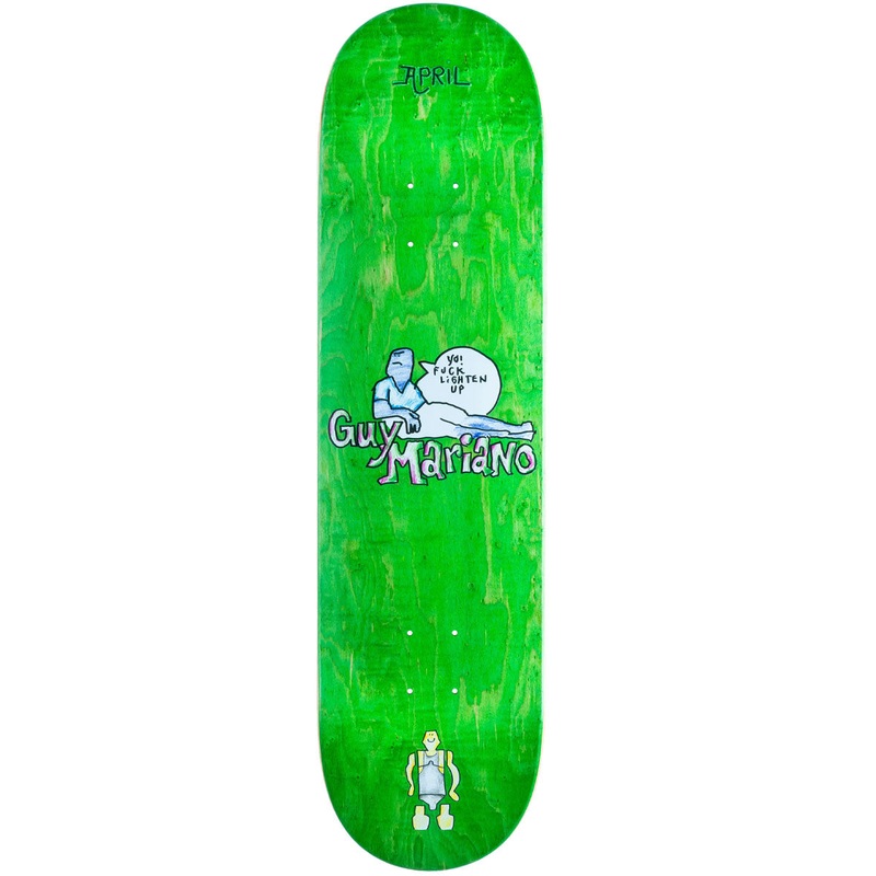 April - Guy Mariano Guy By Gonz 8.25 Skateboard Deck