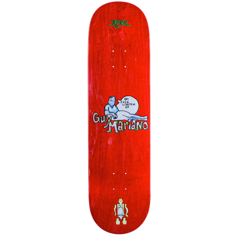 April - Guy Mariano Guy By Gonz 8.5 Skateboard Deck