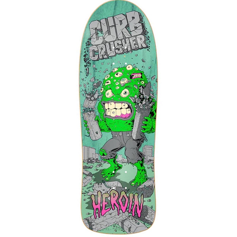 Heroin - Curb Crusher XL Barf 10.125 Skateboard Deck