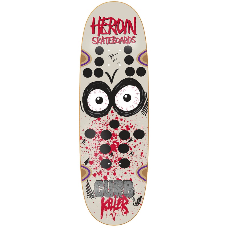 Heroin - Curb Killer 5 10.0 Skateboard Deck