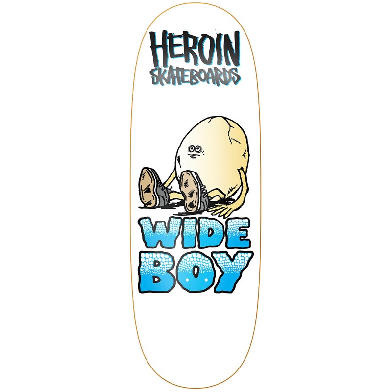 Heroin - Wide Boy 10.75 Skateboard Deck