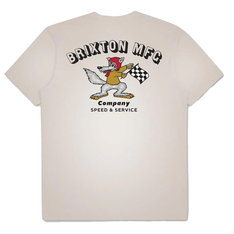 Brixton - Wynmore Heavyweight Tee Cream Classic Wash
