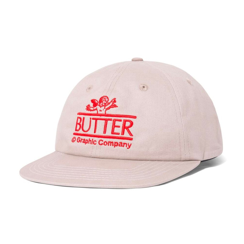 Butter Goods - Cherub 6 Panel Cap Khaki