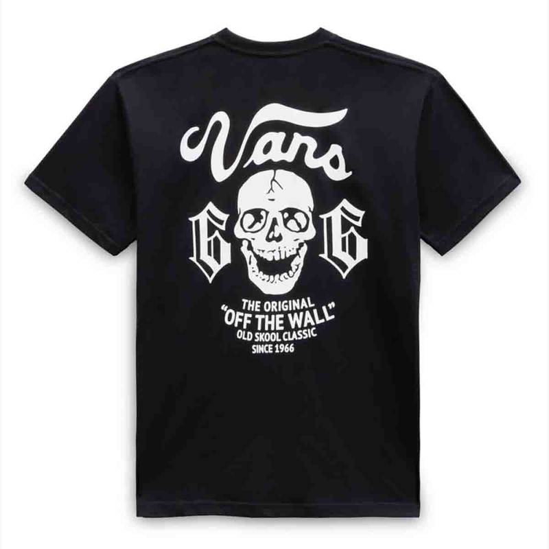 Vans - Old Skool Skull Tee Black