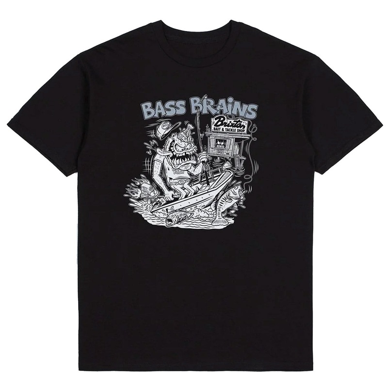 Brixton - Bass Brains Monster Tee Black