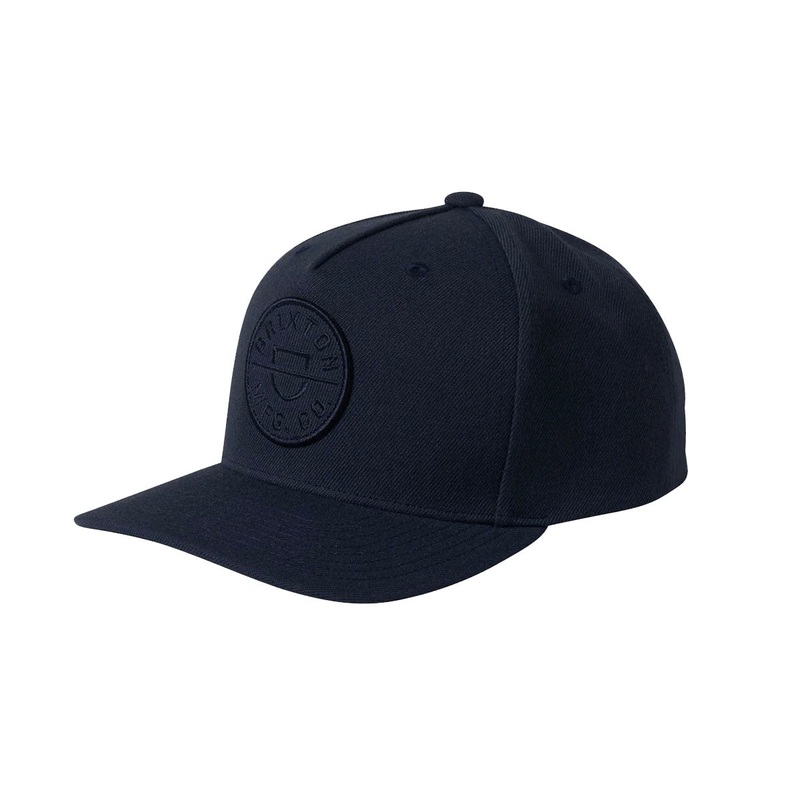 Brixton - Crest C MP Snapback Washed Navy