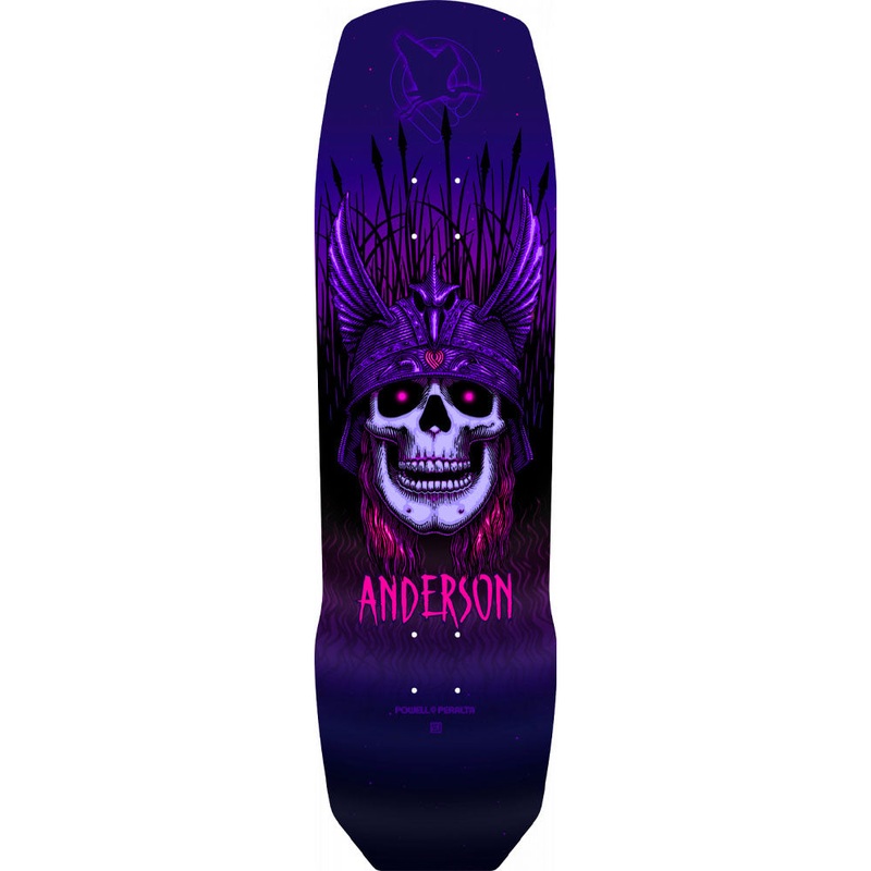 Powell Peralta - Andy Anderson Heron Skull 289 8.45 Skateboard Deck