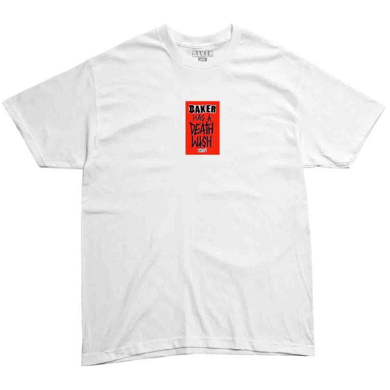 Baker - Baker Has A Deathwish Part 2 Tee White