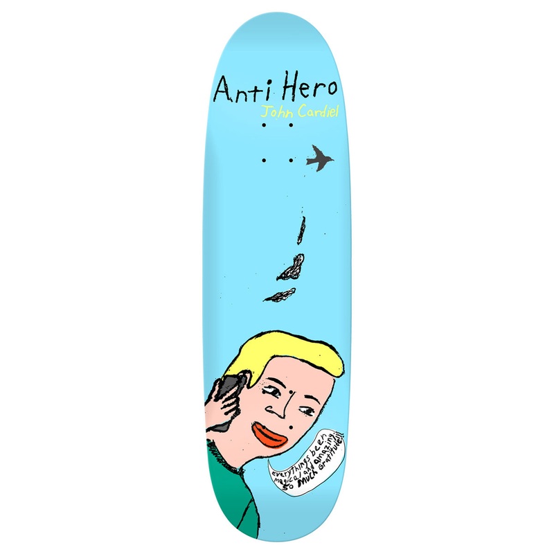 Anti Hero - John Cardiel Pigeon Vision 9.18 Skateboard Deck