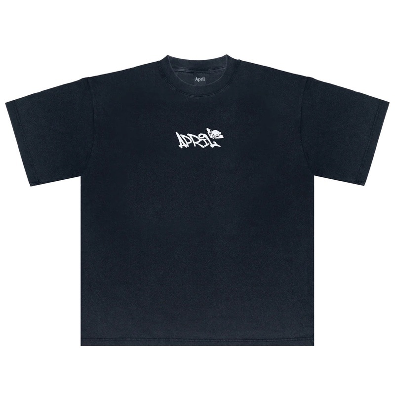 April - Sketch Tee Vintage Black