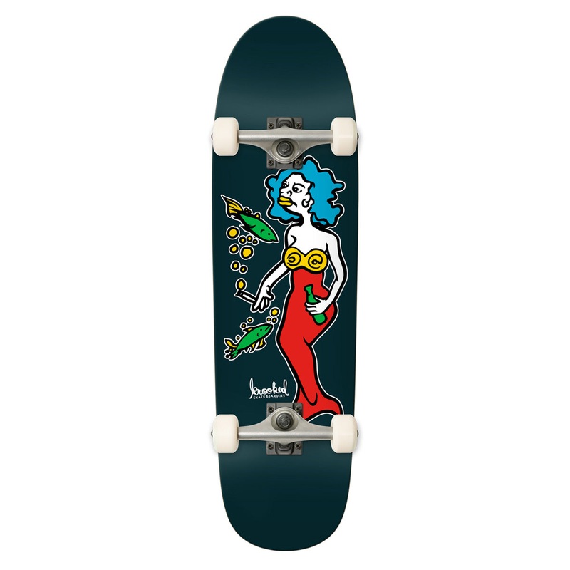 Krooked - Shaped Mermaid 8.88 Complete Skateboard