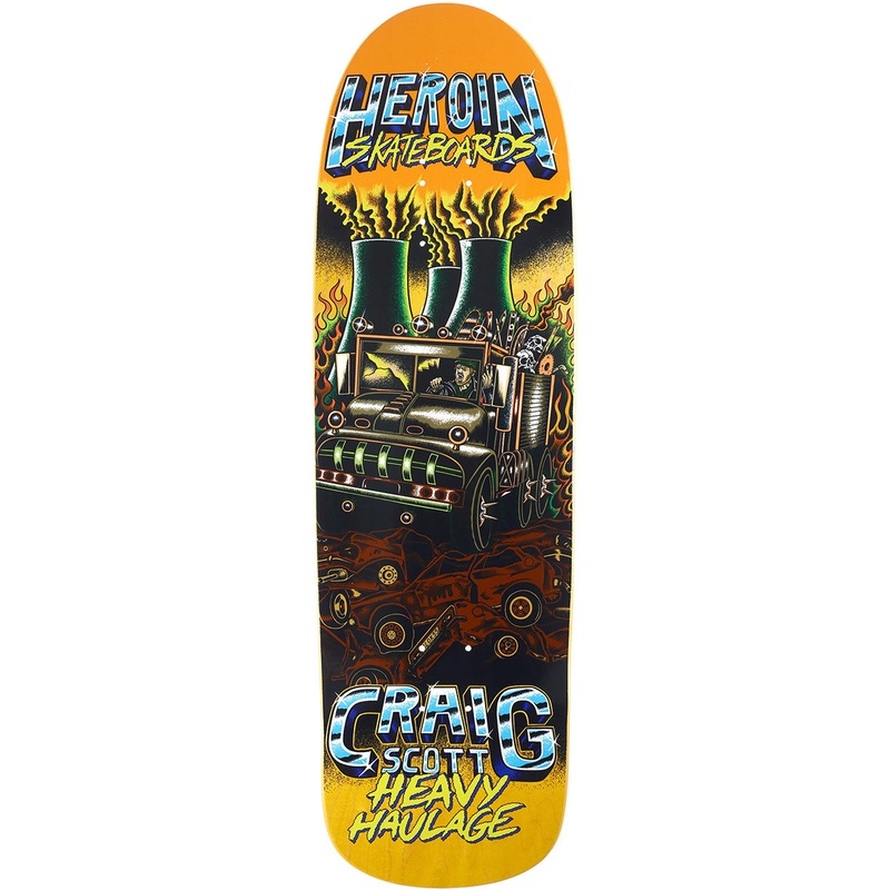 Heroin - Craig Questions Heavy Haulage 9.5 Skateboard Deck