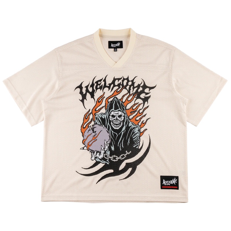 Welcome - Omen Mesh Footbal Jersey Bone
