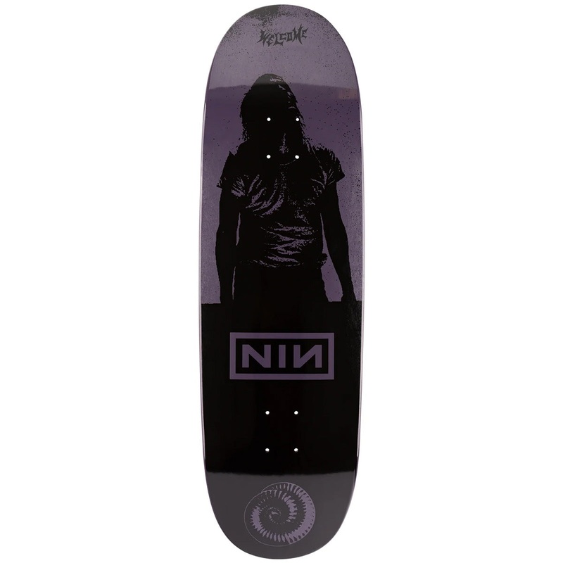 Welcome - X Nine Inch Nails Burn 9.5 Skateboard Deck