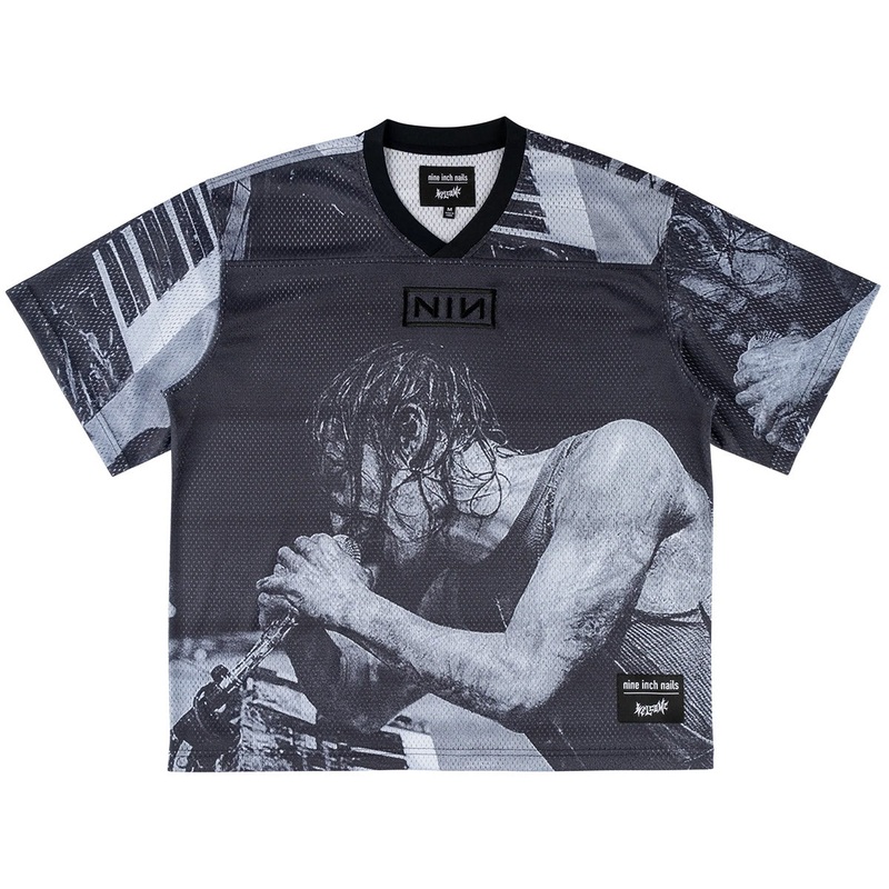 Welcome - X Nine Inch Nails Closer Mesh Football Jersey
