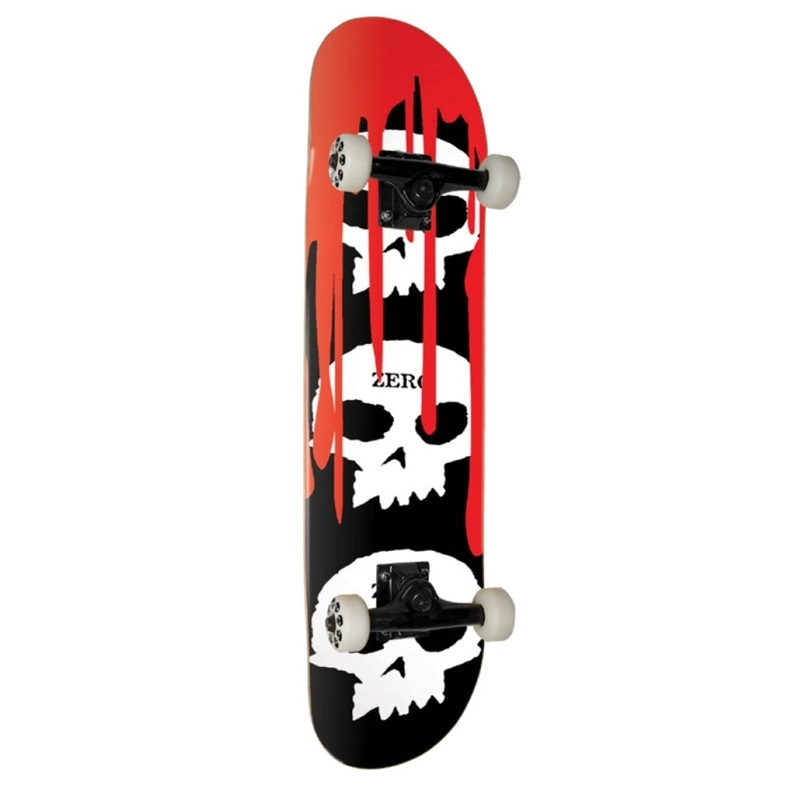 Zero - 3 Skull Blood 7.75 Complete Skateboard