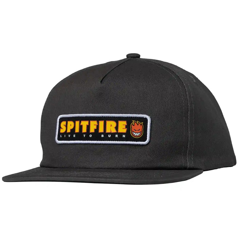 Spitfire - LTB Patch Snapback Charcoal