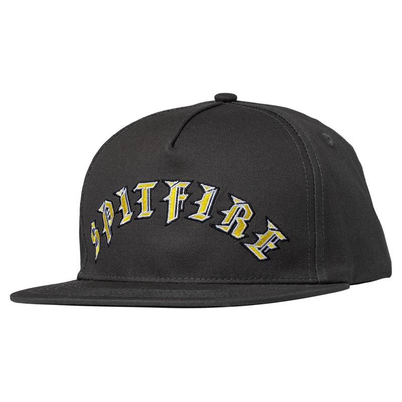 Spitfire - Old E Arch Snapback Charcoal