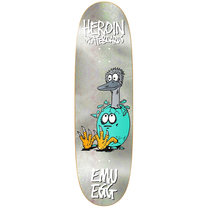 Heroin - Emu Egg 9.25 Skateboard Deck