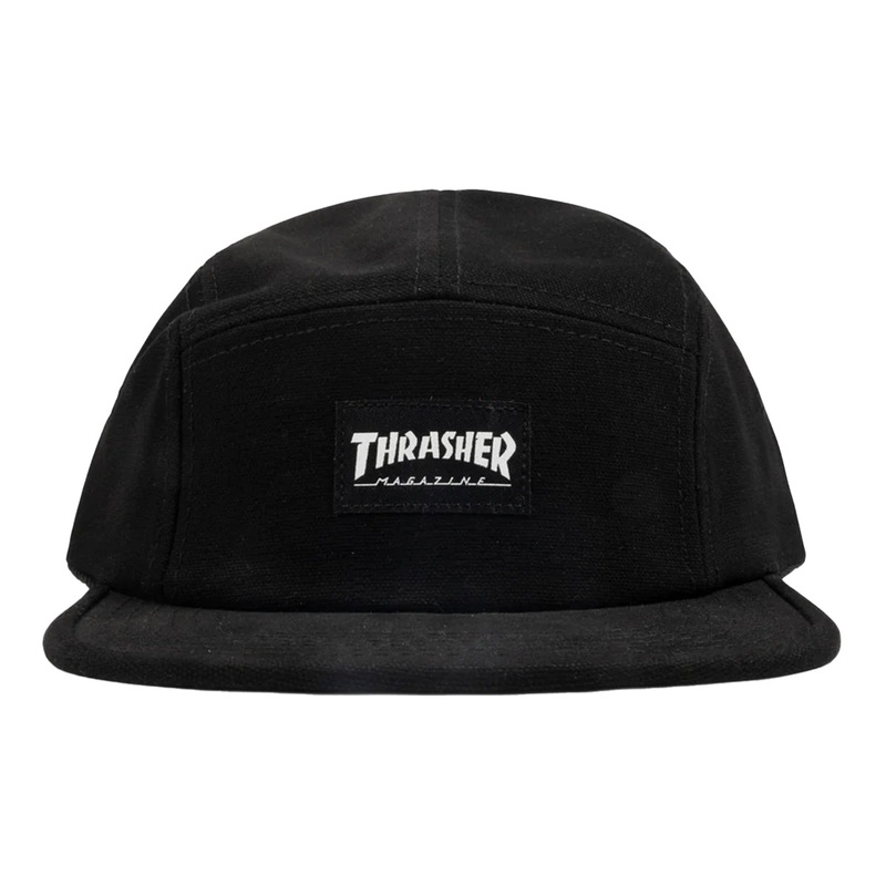 Thrasher - 5 Panel Hat Black