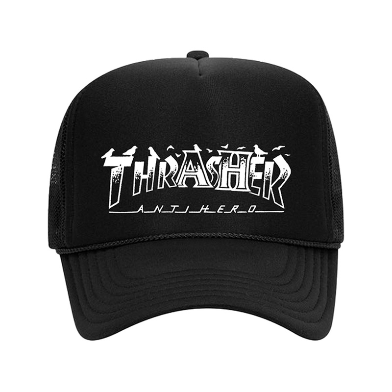 Thrasher - Anti Hero Pigeon Mag Trucker Black