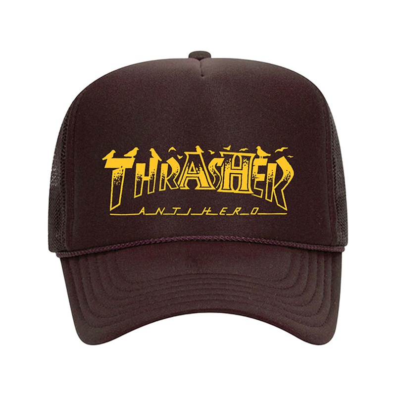 Thrasher - Anti Hero Pigeon Mag Trucker Brown
