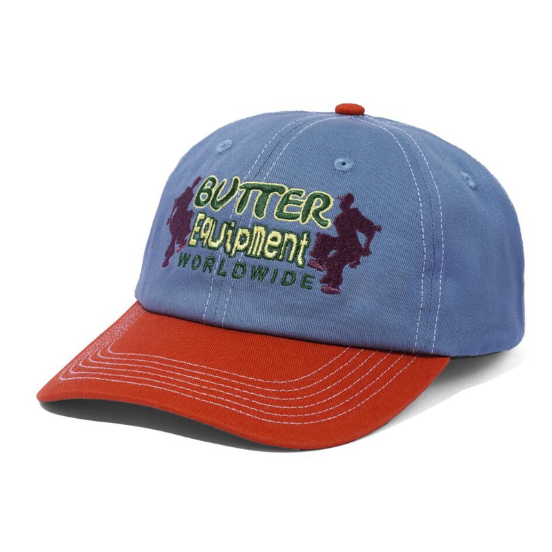 Butter Goods - Breaker 6 Panel Cap Ocean/Rust