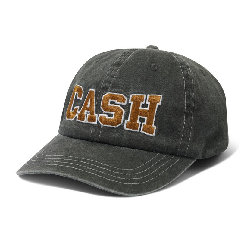 Cash Only - Campus 6 Panel Cap Black