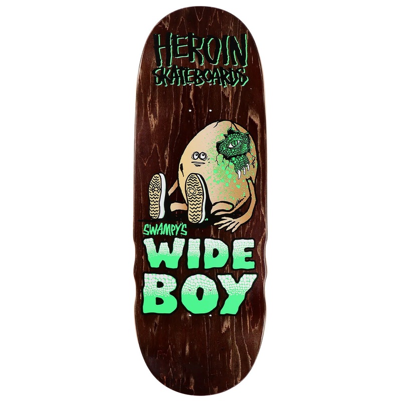 Heroin - Swampy's Wide Boy 10.75 Skateboard Deck