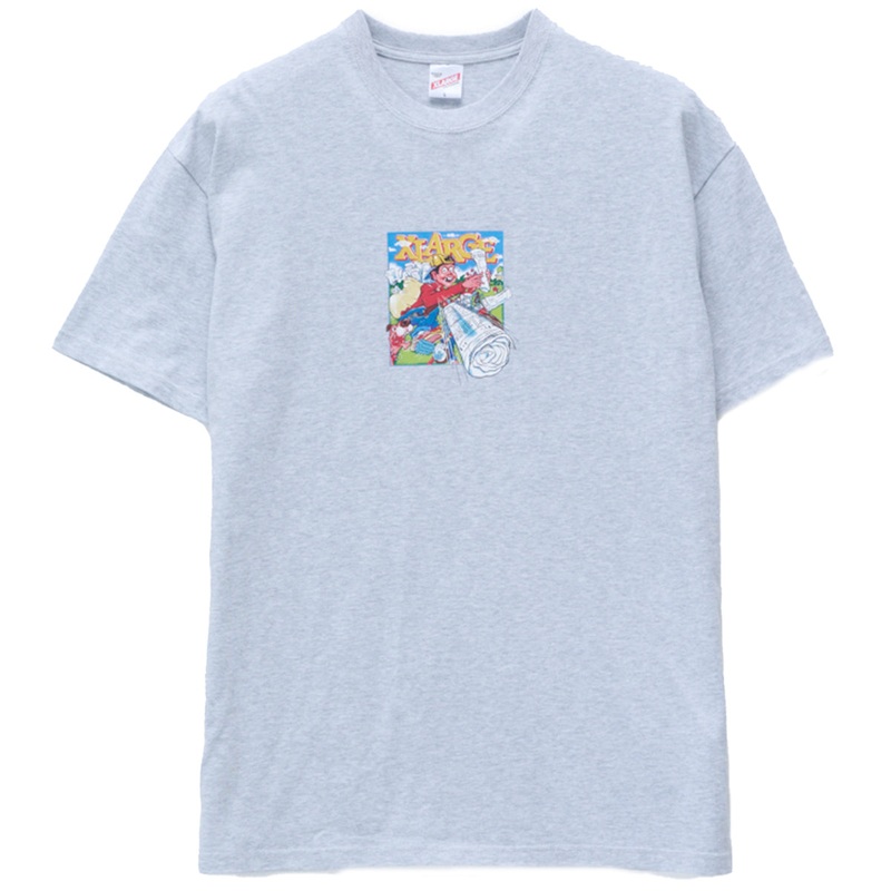 XLarge - Paper Round Tee Ash Heather