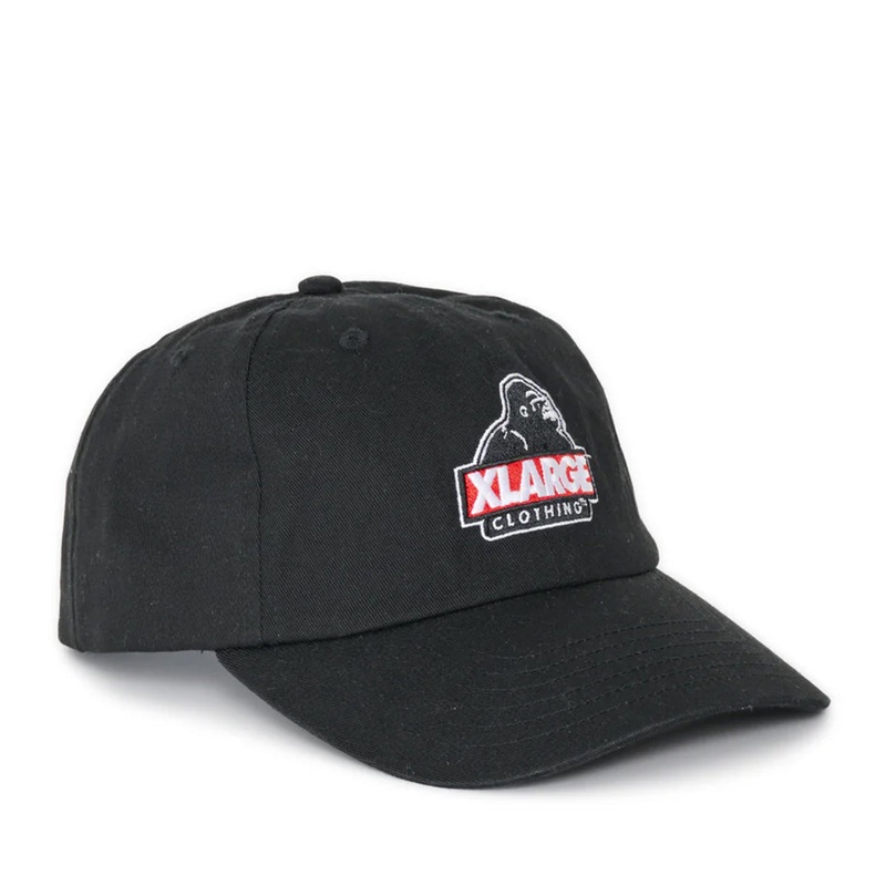 Xlarge - Slanted Low Pro Cap Black/Red
