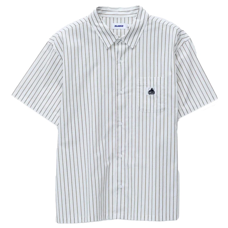 XLarge - Sqaure Stripe Shirt Coffee