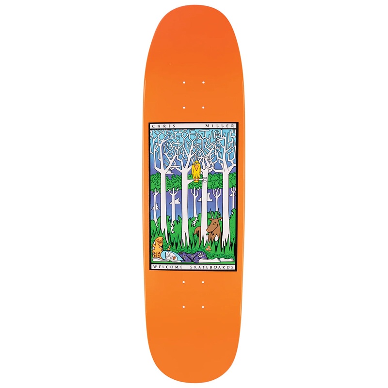 Welcome - Chris Miller Love Is Essential on Catblood 2 8.75 Skateboard Deck