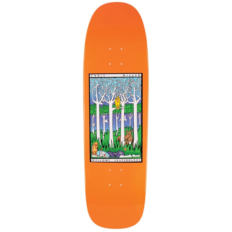 Welcome - Chris Miller Love Is Essential on Golem 9.25 Skateboard Deck