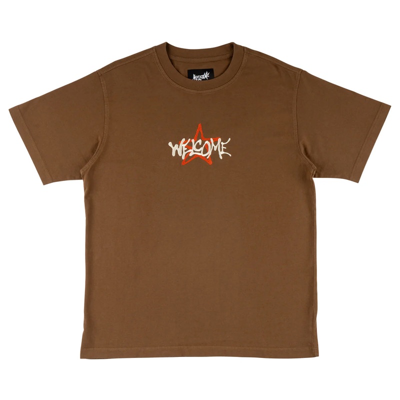 Welcome - Vega Garment-Dyed Knit Tee Cocoa