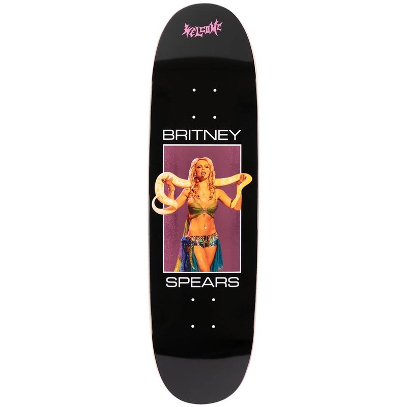 Welcome - Britney Spears Snake on Son of Boline 2 8.8 Skateboard Deck