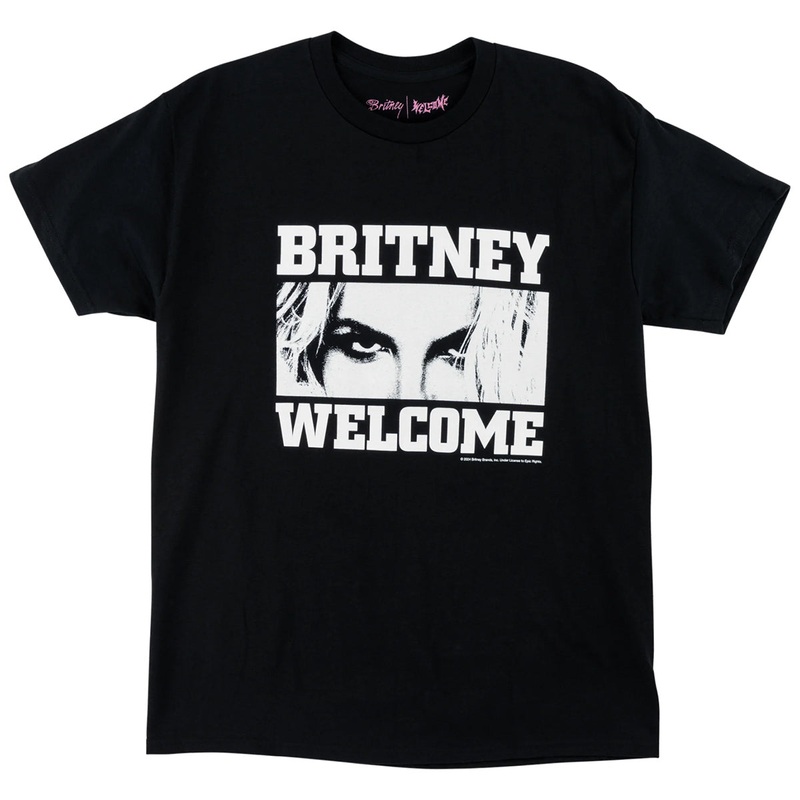 Welcome - Britney Spears Til The World Ends Tee Black