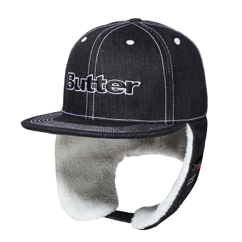 Butter Goods - Adilson Flap Cap Black