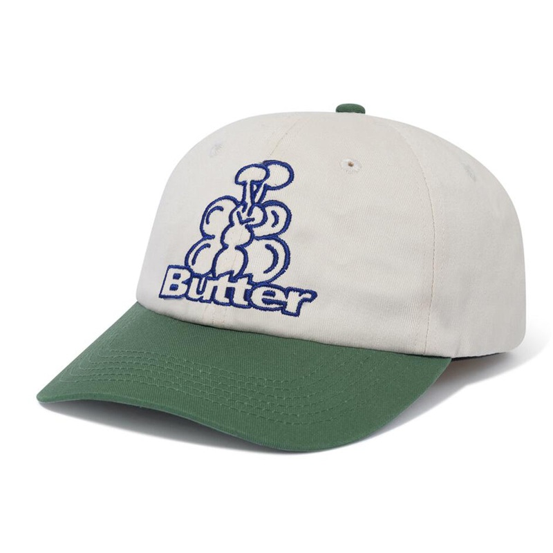 Butter Goods - Bugs 6 Panel Cap Natural/Forest