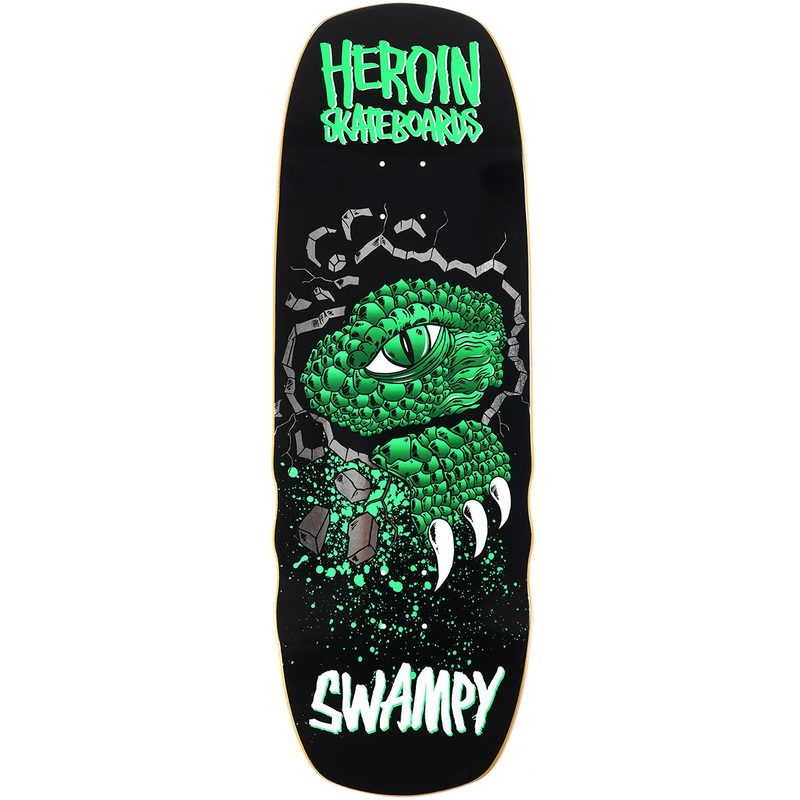 Heroin - Swampy Alligator Shovel 10.5 Skateboard Deck