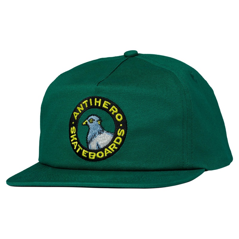 Anti Hero - Round Pigeon Snapback Dark Green