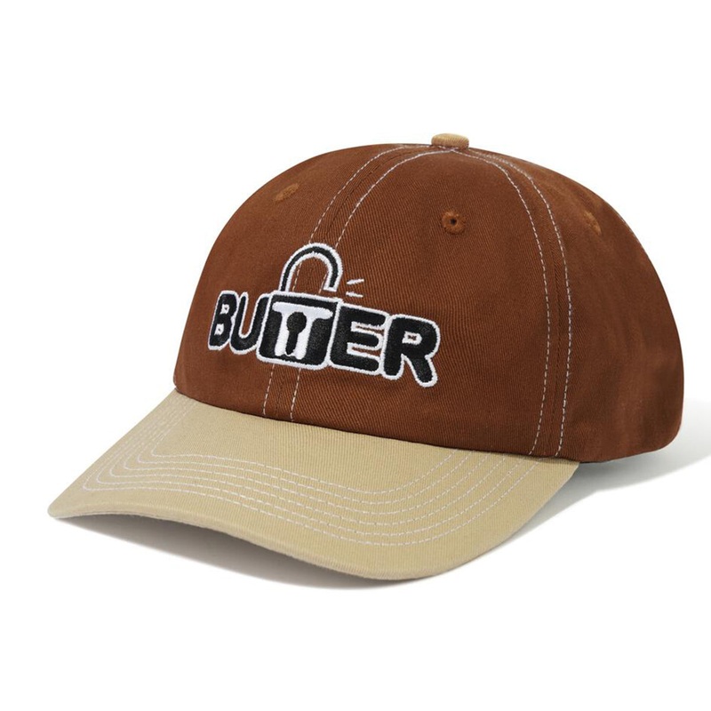 Butter Goods - Lock 6 Panel Cap Oak/Tan