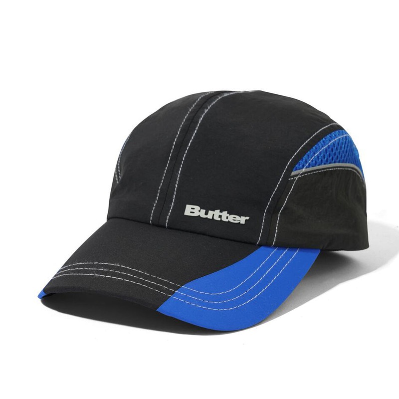 Butter Goods - Race 4 Panel Cap Black