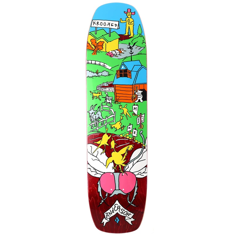 Krooked - Mike Anderson The Yard 8.5 Skateboard Deck
