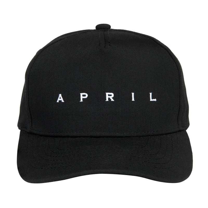 April - EMB Snapback Black/White