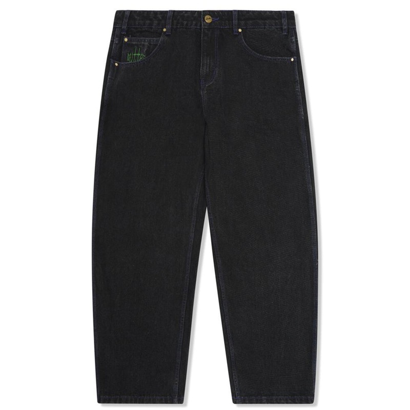 Butter Goods - Spider Denim Jeans Washed Black