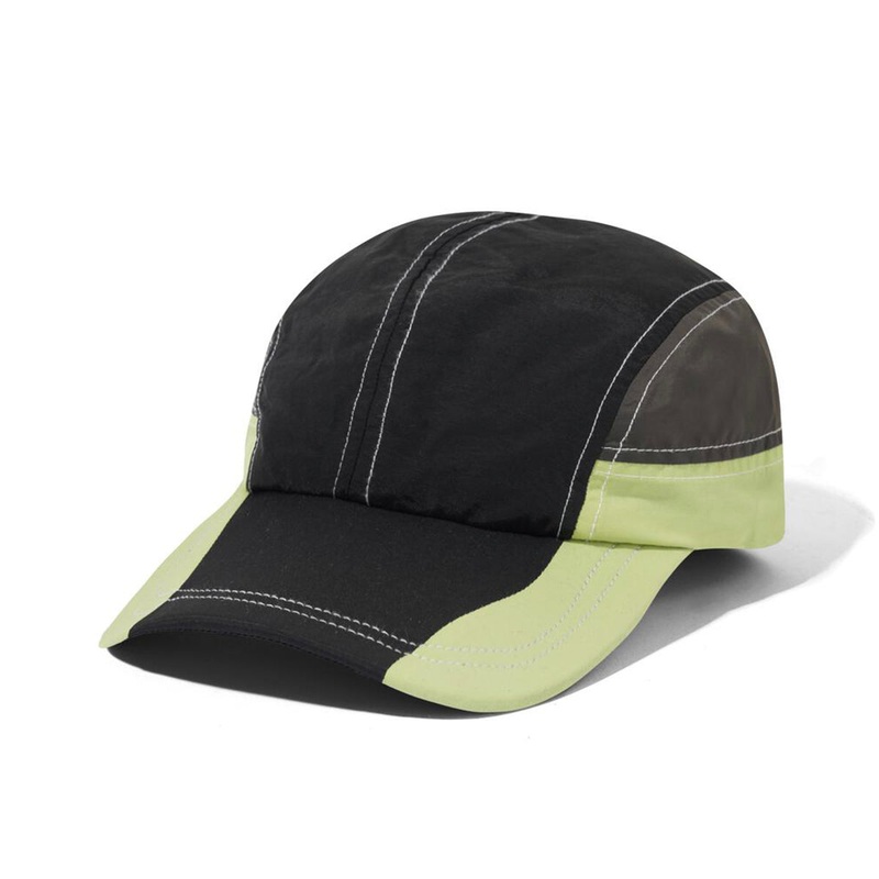 Butter Goods - Stream 4 Panel Cap Black/Pistachio